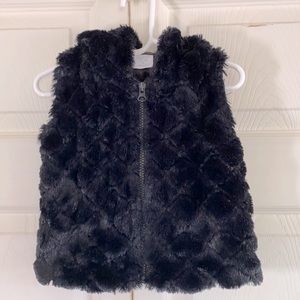 Fur Hooded Vest Toddler